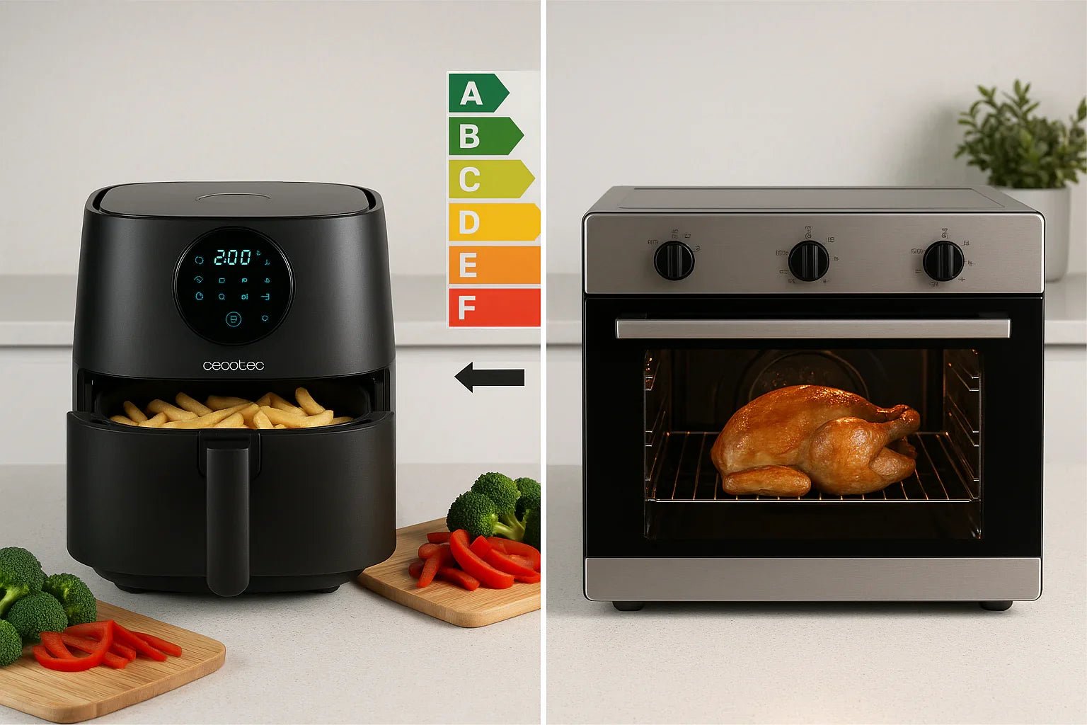 Freidora de aire vs Horno tradicional: ¿Cuál es mejor para tu cocina? - Cáceres Outlet