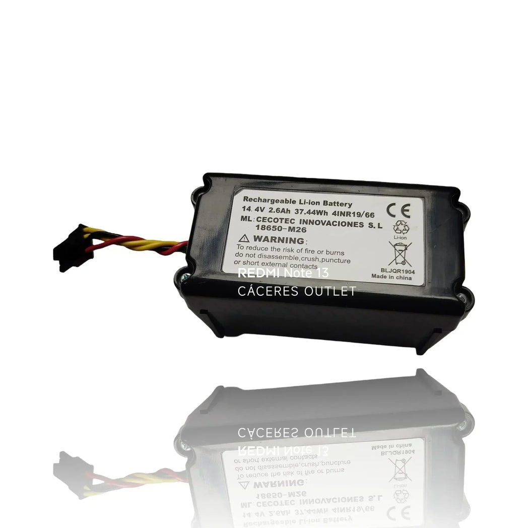 Batería Litio 2600mAh para Conga 1390 - Repuesto Original Cecotec - Cáceres Outlet