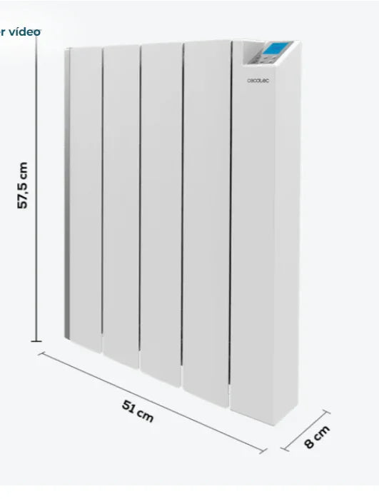 ReadyWarm 8000 Thermal Ceramic Connected Emisor térmico con 2000 W de potencia (Blanco)