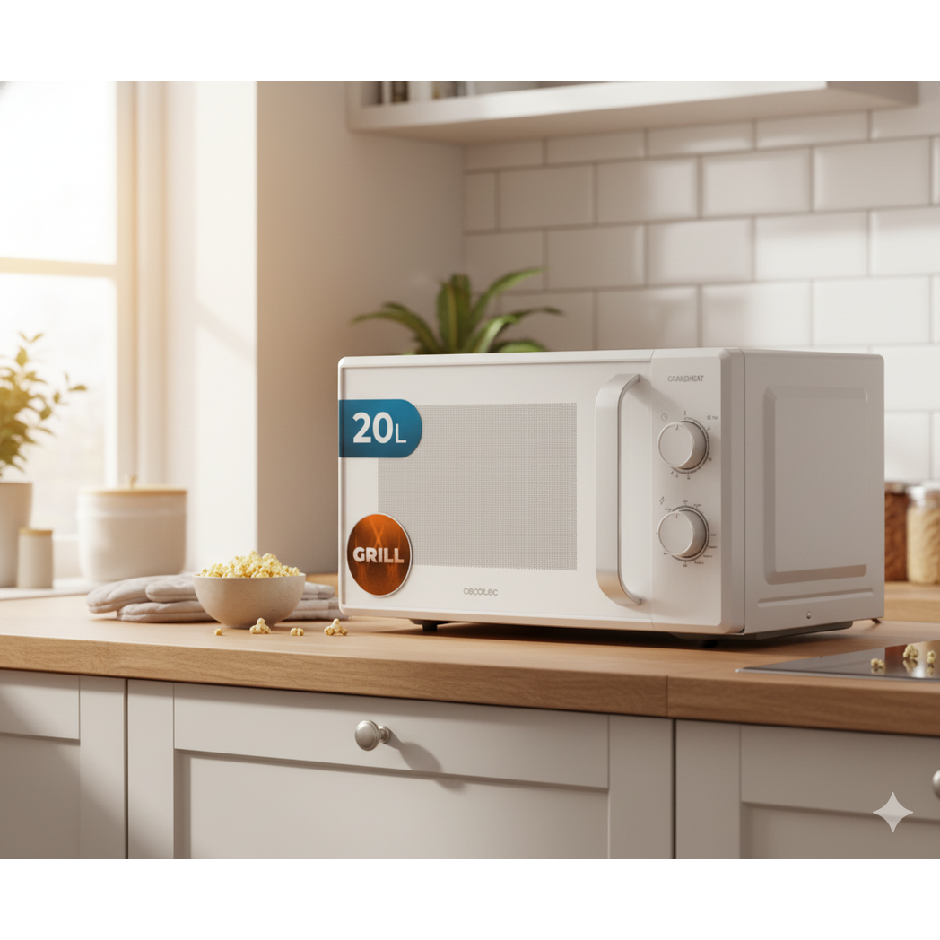 ProClean 6010 - Microondas Negro 800W 23L con Ready2Clean