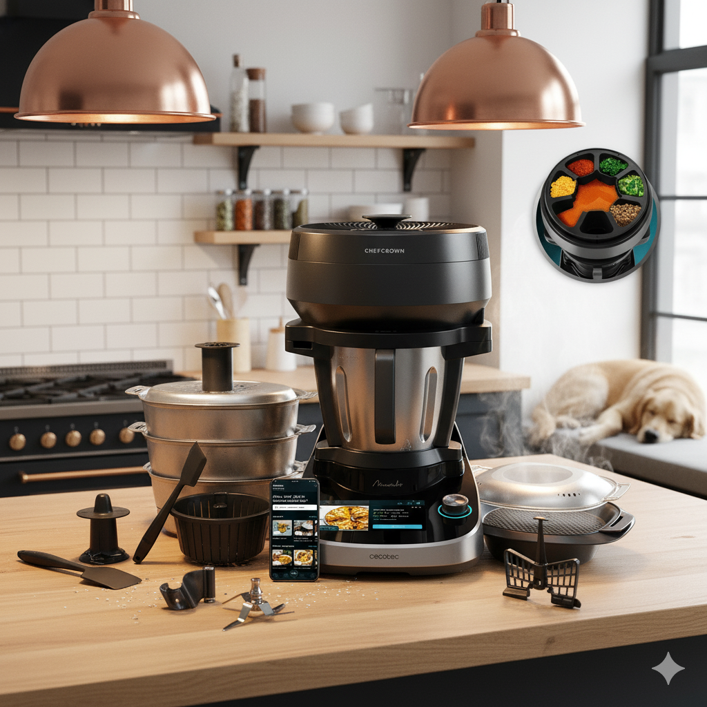 Mambo Cooking Victory - Robot de Cocina Multifunción 1700W