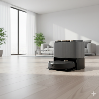 Conga 11090 Spin Revolution Home&Wash - Robot Aspirador Láser con Autovaciado