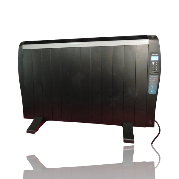 ReadyWarm 1800 Thermal Black Emisor térmico con 8 elementos y 1200 W, pantalla LCD (Negro)