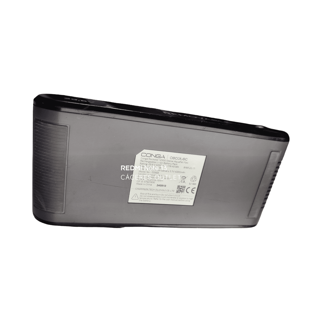 Batería Repuesto Conga Rockstar 12500 - Original Cecotec - Accesorios Aspiradora Recambio Original Cecotec