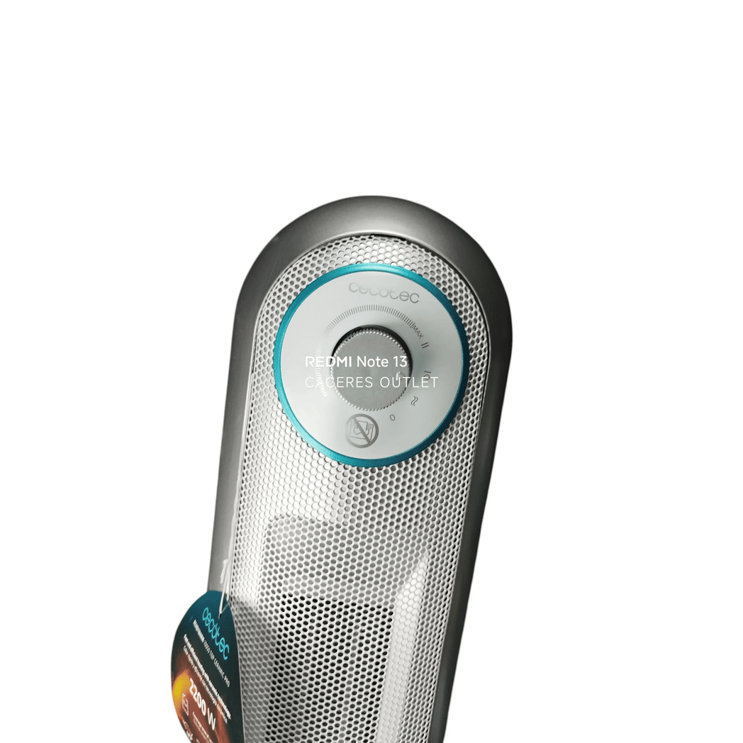 ReadyWarm 10050 Top Ceramic Pro Calefactor cerámico de 2200 W (Blanco) - Calefactor cerámico Recambio Original Cecotec