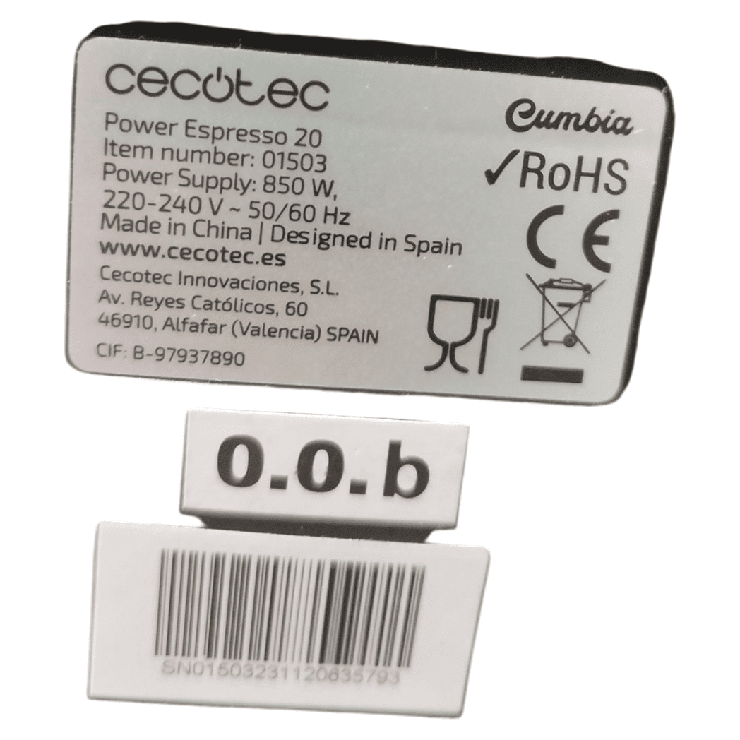 Fotos power expresó 20 - Recambio Original Cecotec
