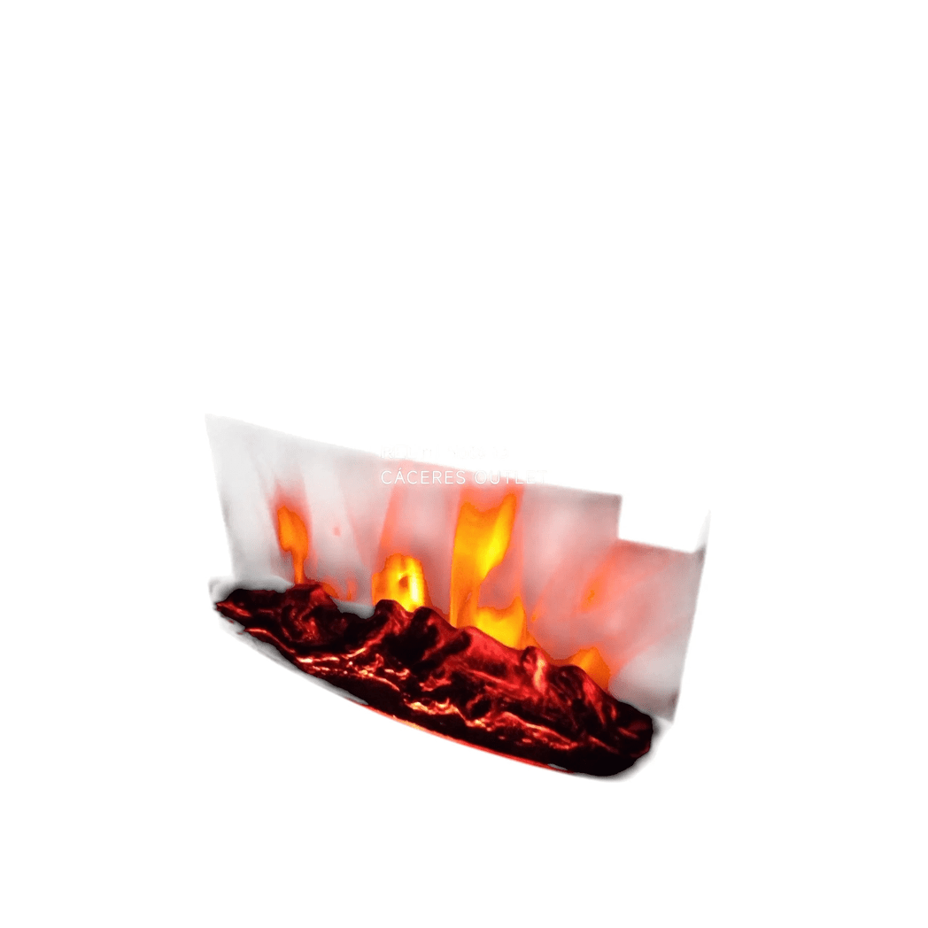 ReadyWarm 2690 Flames Connected White Chimenea eléctrica decorativa de 26'' (Blanco) - Cecotec Conga - Recambio Cecotec reacondicionado