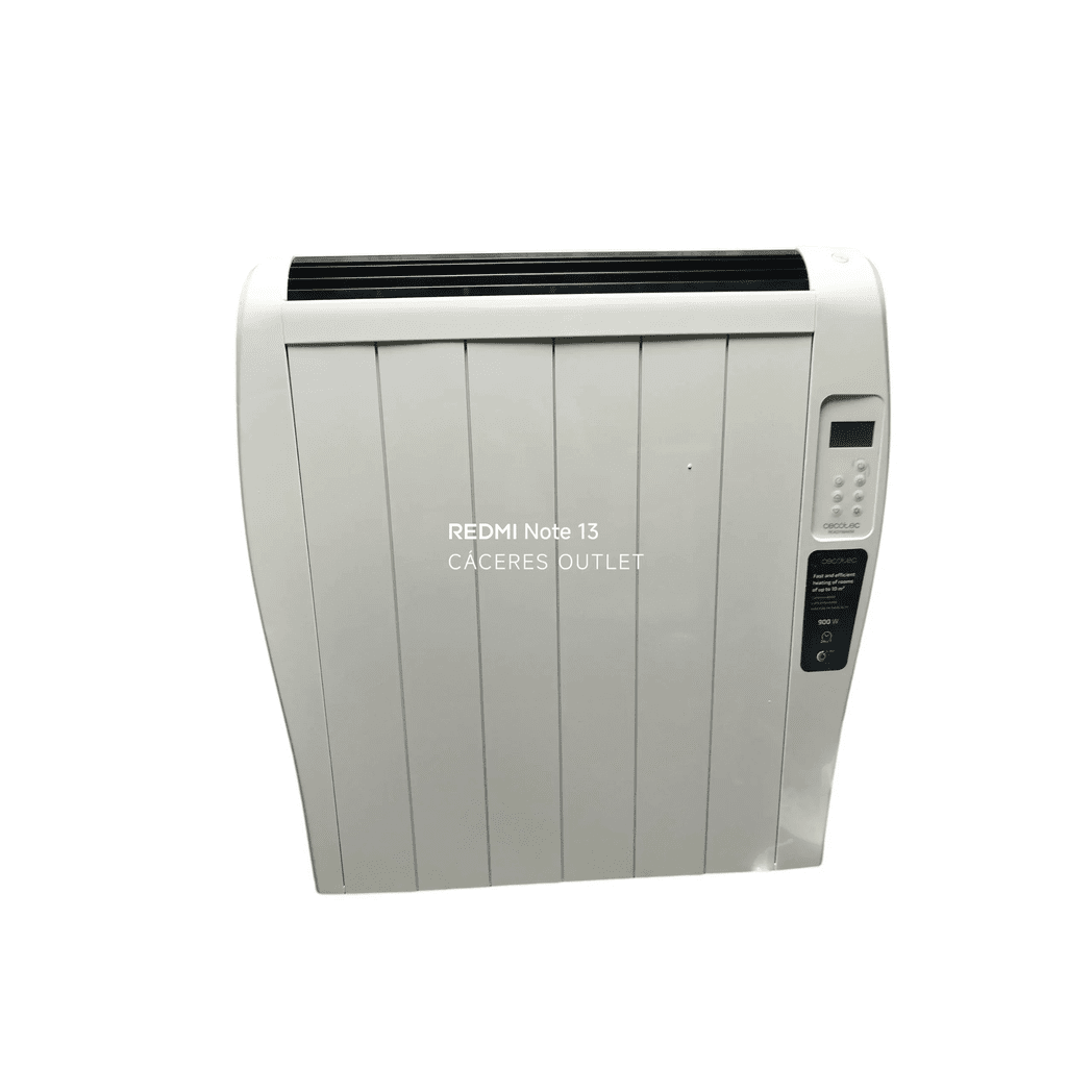 Ready Warm 1200 Thermal seco de 6 elementos y 900 W, con pantalla LCD (Blanco) - Emisor térmico Recambio Original Cecotec
