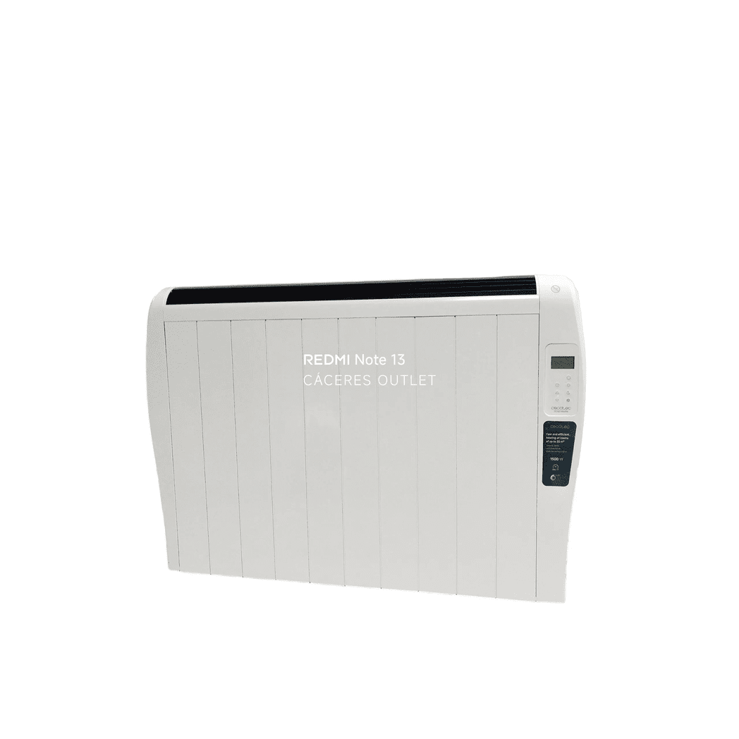 Ready Warm 2500 Thermal seco de 12 elementos y 1800 W, con pantalla LCD (Blanco) - Emisor térmico Recambio Original Cecotec